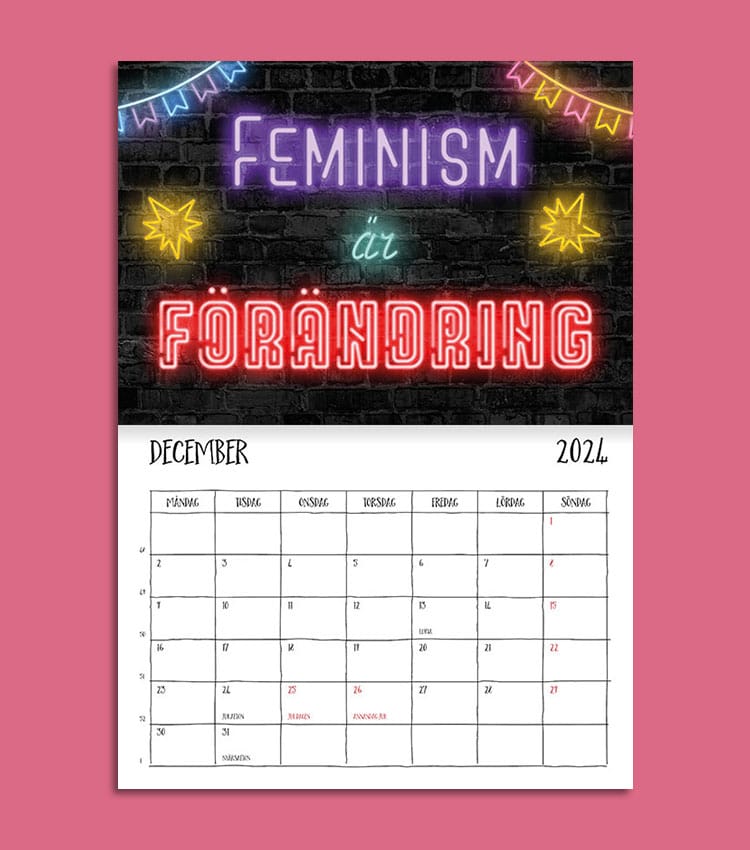 feministisk almanacka 2024 december